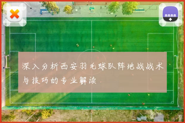 深入分析西安羽毛球队阵地战战术与技巧的专业解读